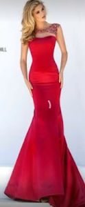 !SOLD! Sherri Hill Red Mermaid